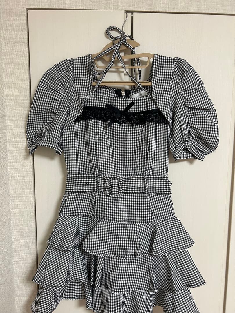 ピウム pium ティアードフリルミニワンピース - メルカリ