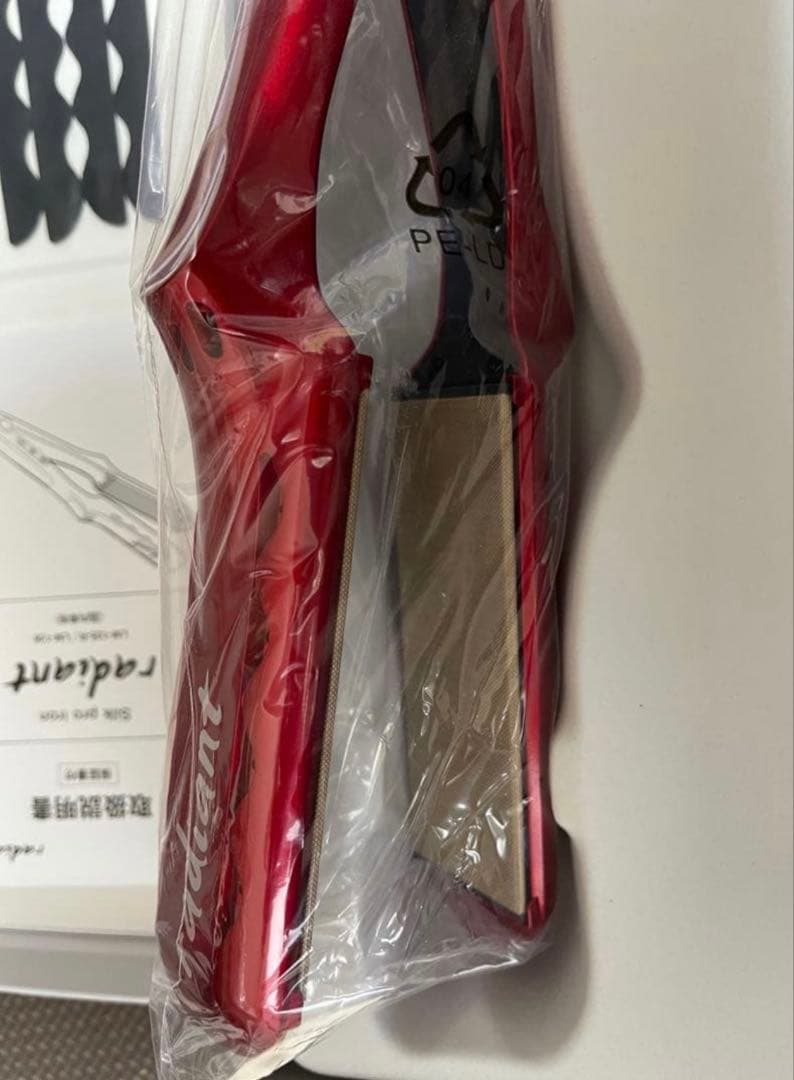 radiant ワイドストレートヘアアイロン レッド radiant（ラディアント） 【正規品販売店】【シリアル付・保証付