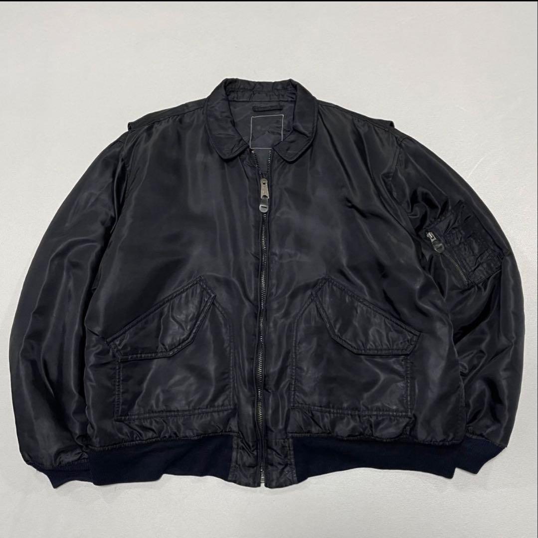 90s CWU45P ナイロン ボンバー フライトジャケット 短丈 CWU-45/P フライトナイロンジャケット|VALLEY APPAREL|バレー アパレル