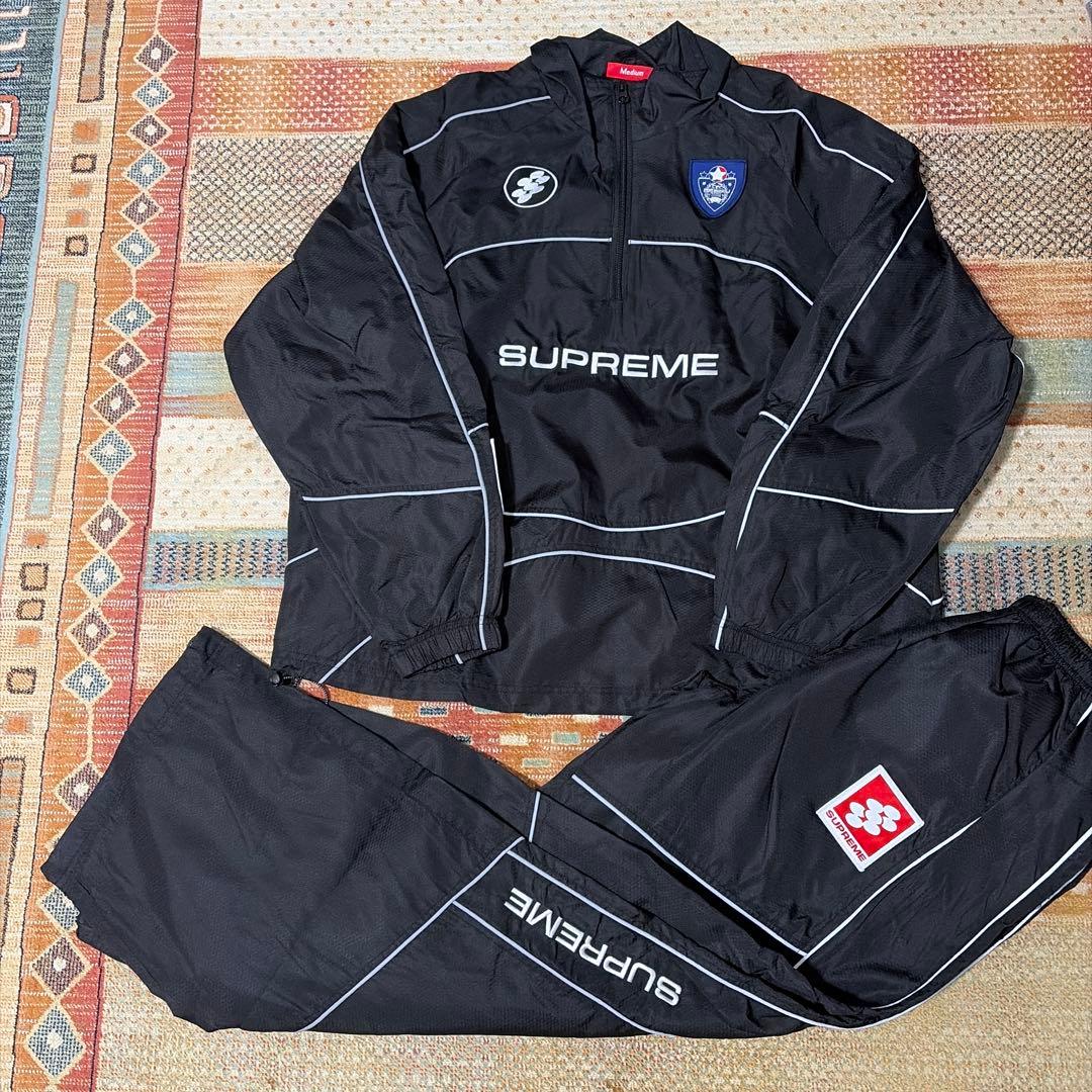 SUPREME】Reflective Piping Pullover set - メルカリ