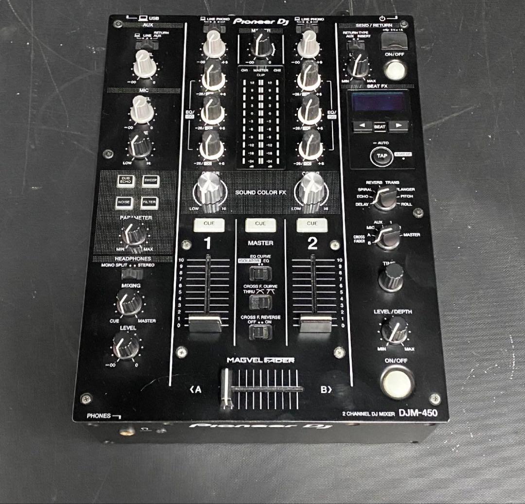【美品】Pioneer DJM-450 DJミキサーSL-1200 Pioneer DJ DJM-450 - 2-Channel DJ Mixer w/ Effects @ The DJ Hookup