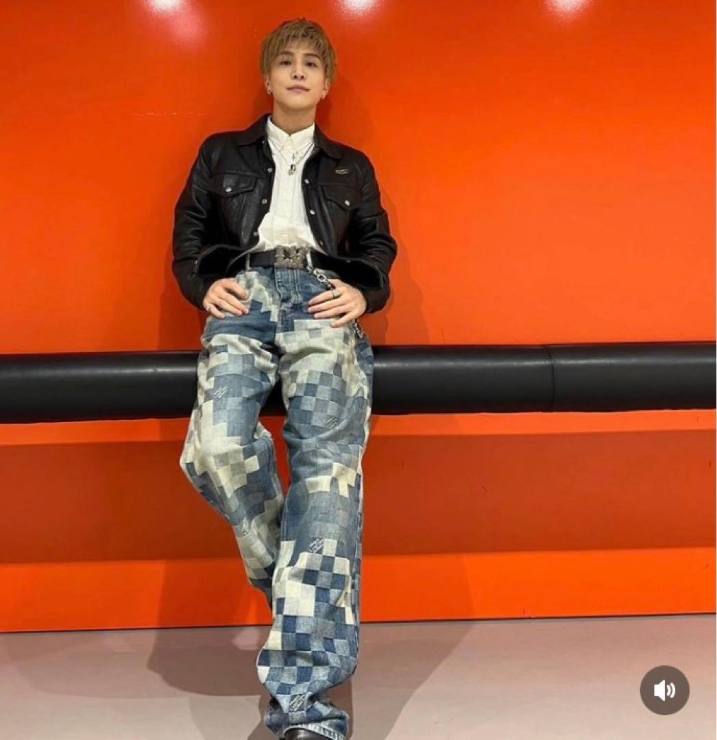 27 日本入荷3着のみ ダミエデニムスケートパンツ ルイヴィトン