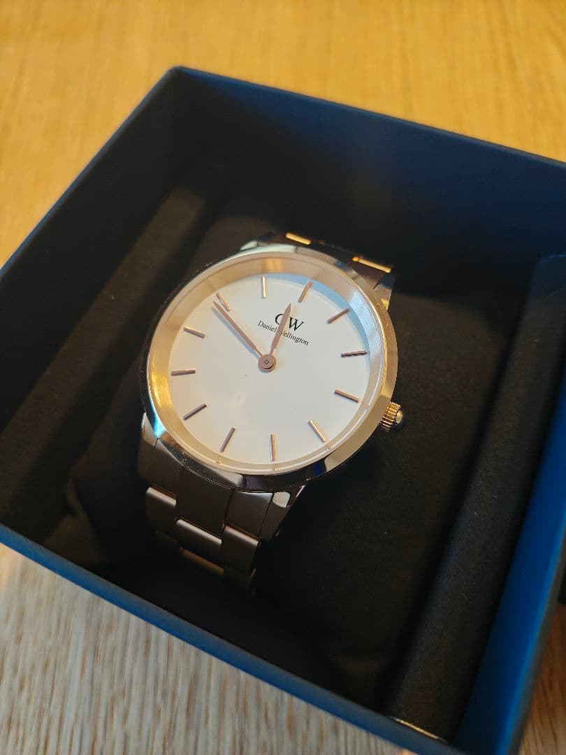 ダニエルウェリントン/ICONIC LINK 40mm/ローズゴールド/新品 Iconic Link Black Rose Gold