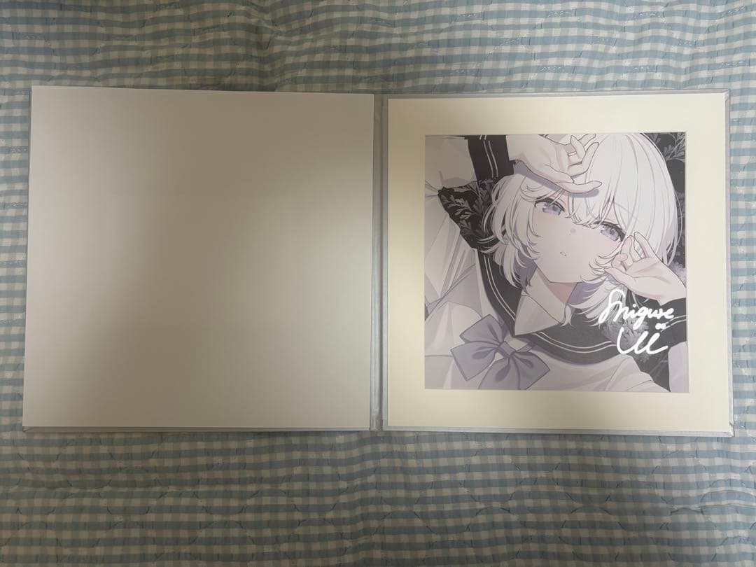 しぐれうい 直筆サイン入り色紙 ケース入り - メルカリ