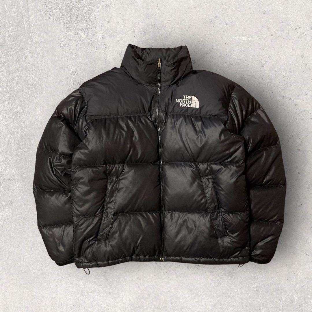 ザ・ノースフェイス】ヌプシ ダウンジャケット 700 黒 M 刺繍ロゴ h