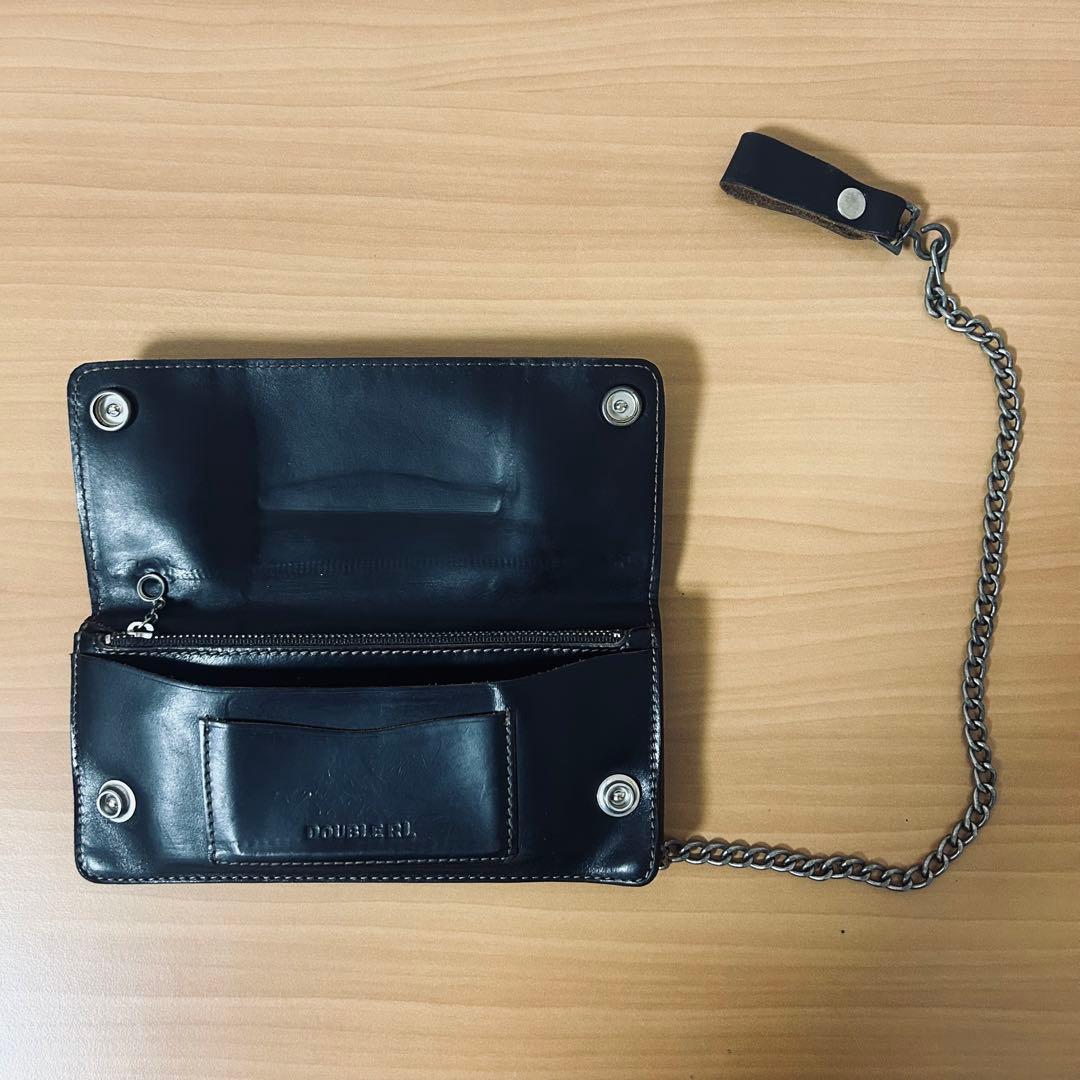 RRL ダブルアールエル レザー チェーン ウォレット トラッカー