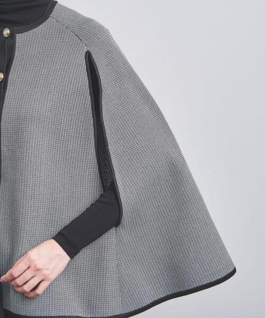 タグ付 未使用品] ユナイテッドアローズ / ジャカード ケープ 26400円