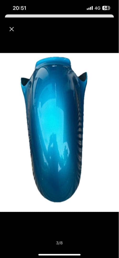 ZZR1100D型フロントフェンダー社外品スティングR&D塗装品 - メルカリ