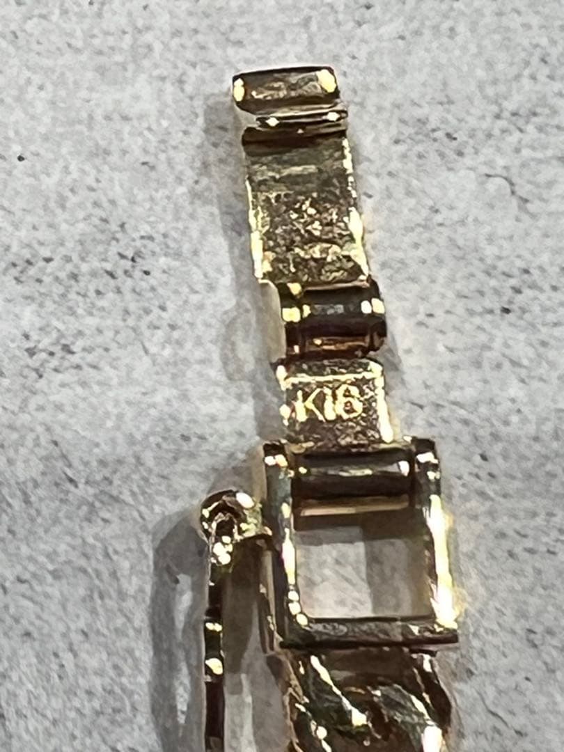 11.8g k18 喜平　6面ダブル　ブレスレット　18センチ