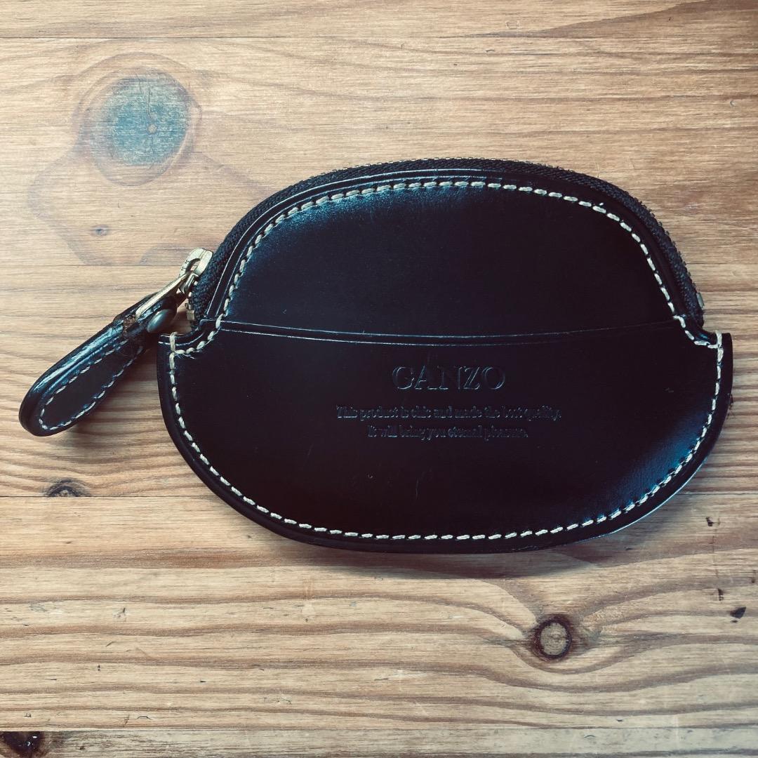 GANZO ガンゾ ブライドルカジュアル 小銭入れ コインケース ブラック