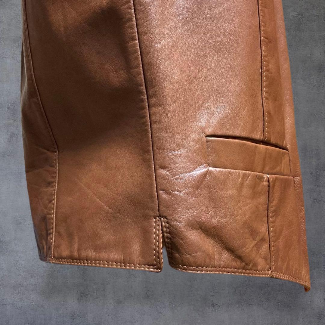 わと様専用 Vintage Vest ウイルソンズ レザー革ベストブラウンM