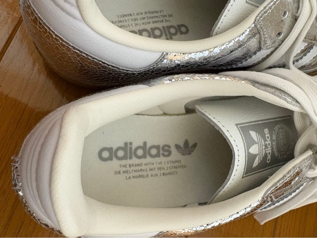 【一日値下げ】adidas Samba 24.5cm シルバー アディダス