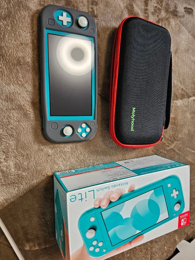 Nintendo Switch Lite ターコイズ 本体とケース付き 美品】Nintendo Switch Lite本体(ターコイズ)/ケース付 - メルカリ