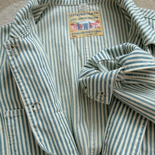 未使用☆リーバイス☆ヒッコリー カバーオール☆70205☆サイズ40☆日本