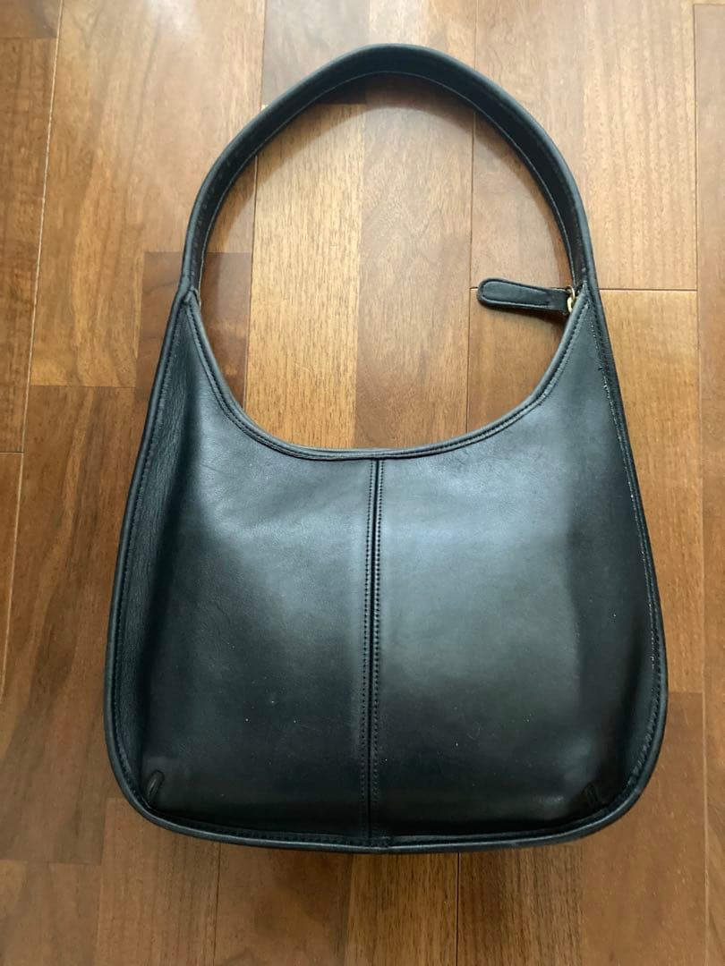 オールドコーチ　エルゴショルダー　9025 オールドコーチ エルゴ ショルダーバッグ 黒 グラブタンレザー 9025