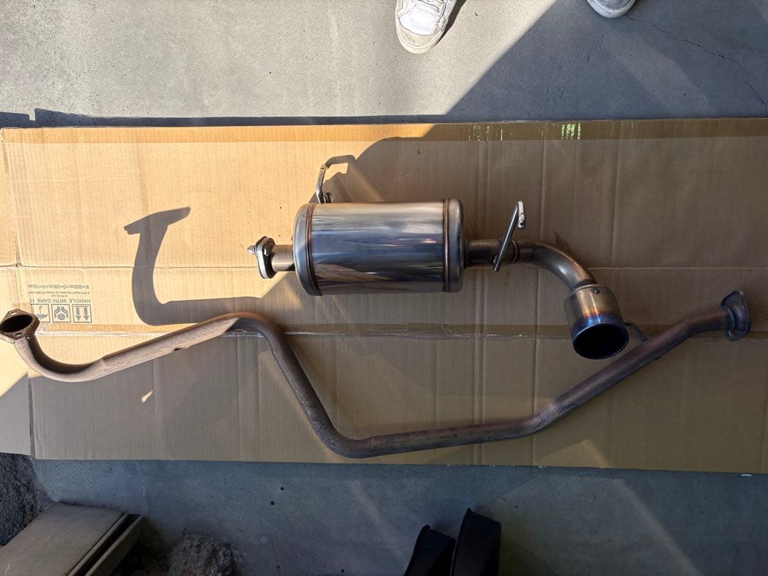 ロッソステンレス シングル出し マフラー　JB ジムニー □ロッソモデロ マフラー ジムニーシエラ ジムニーノマド JB74W JC74W