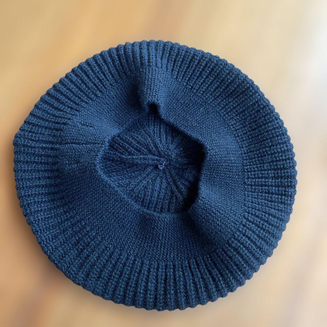 marihoja Relax Knit Rib Beret ブラック