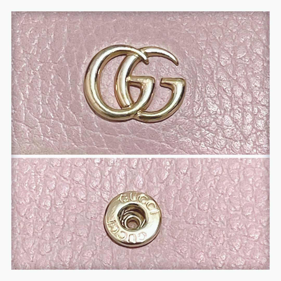 最終値下げ‼️ 人気✨ GUCCI グッチ 6連 キーケース マーモント ピンク