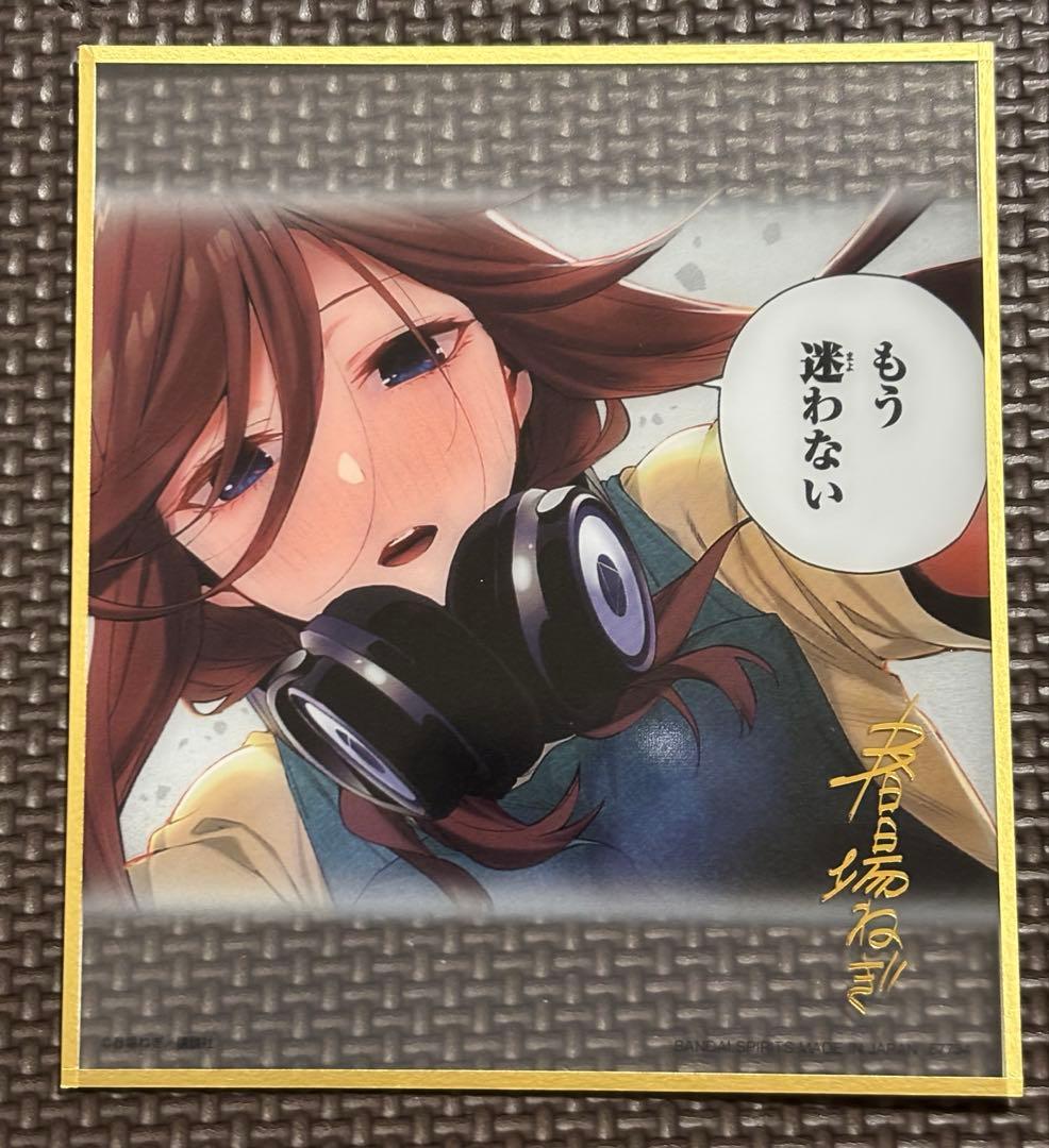 五等分の花嫁 一番くじ ラストワン賞 色紙 中野三玖 一枚 - メルカリ