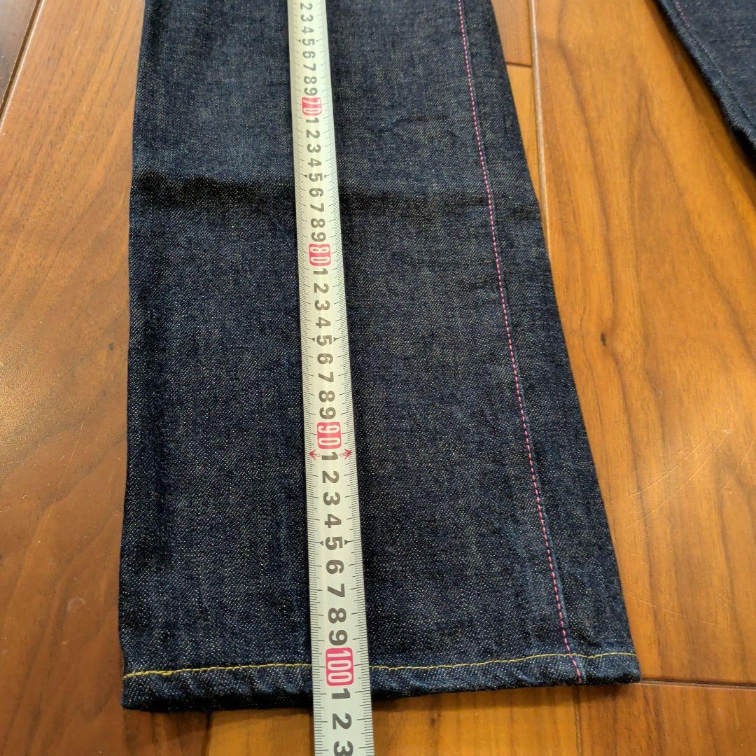 未使用級】桃太郎ジーンズ 銅丹レーベル クラッシックストレート W29