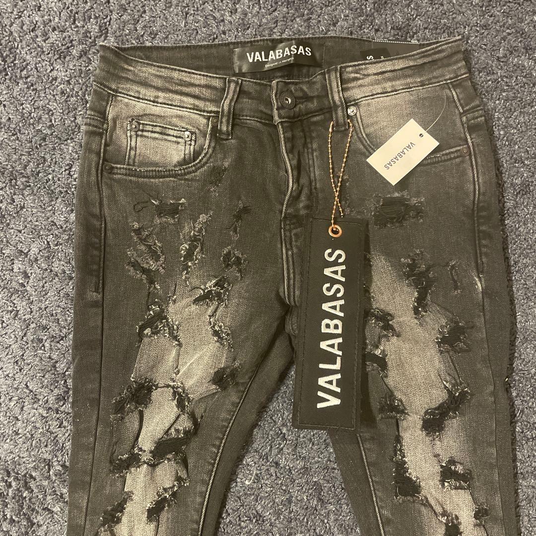 VALABASAS バラバサス ダメージフレアデニム 30 新品未使用 - メルカリ
