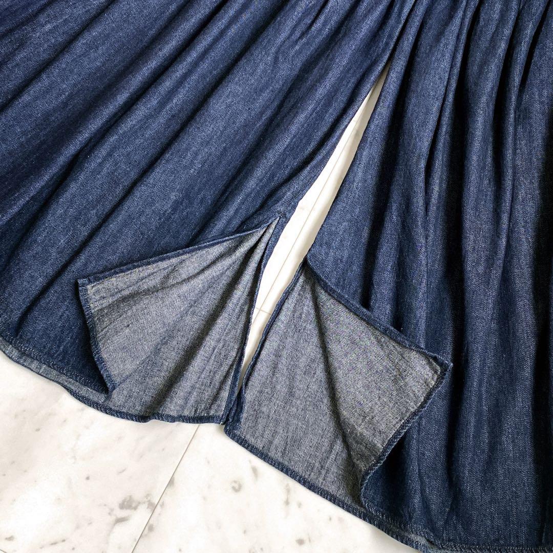 KAPITAL キャピタル デニムアミッシュパンツ ガウチョパンツ ギャザー