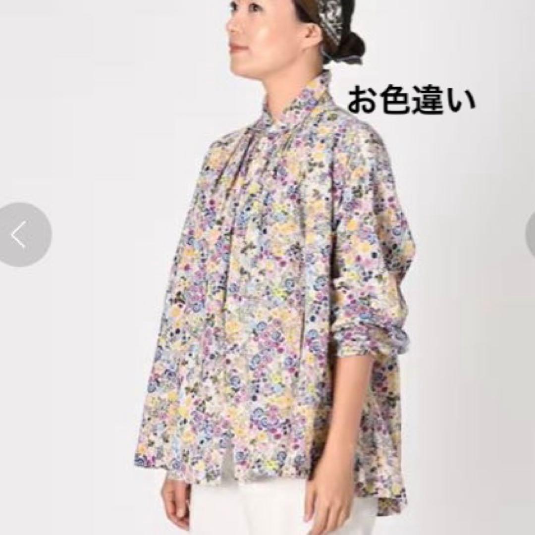 45R インドカディ秋の実プリントのくしゅくしゅブラウス 45rpm - メルカリ