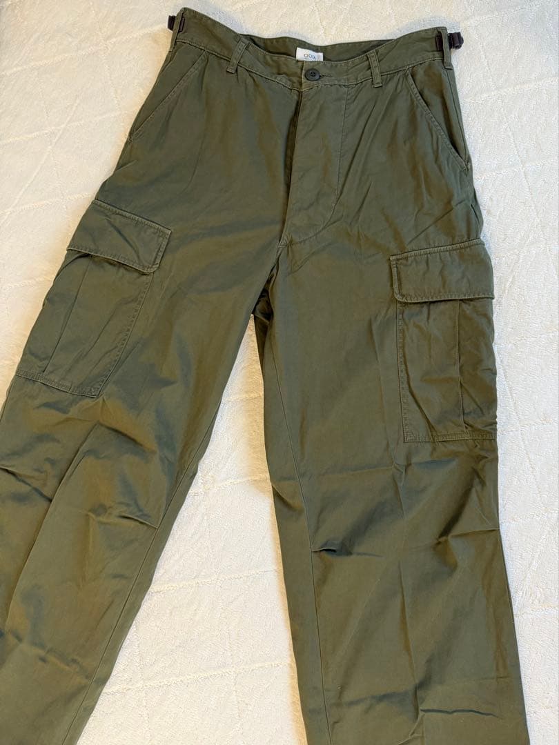 CIOTA シオタ　カーゴパンツ CIOTA (シオタ) スビンコットン ムラ糸バックサテン ベイカーパンツ