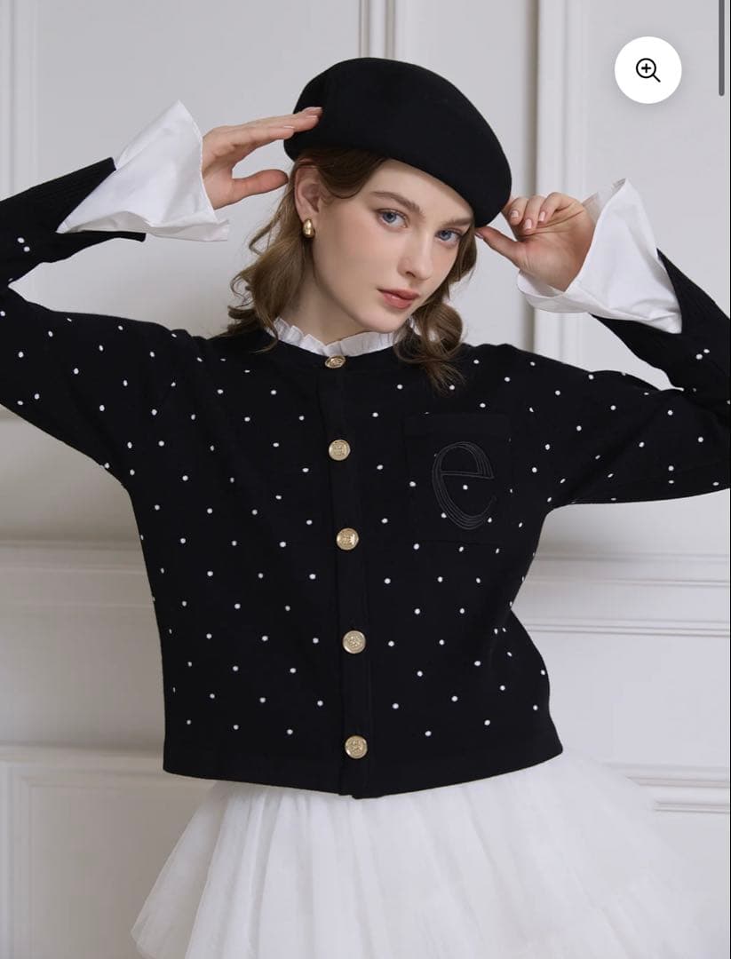 eimy istoire Attached collar ニットジャケット - メルカリ