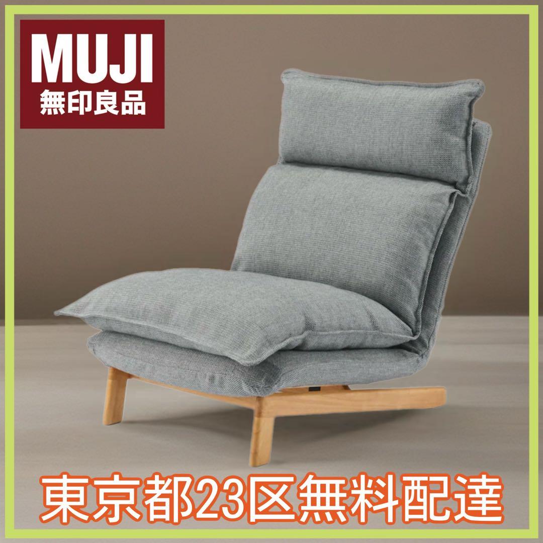 ＊東京都付近取引限定＊MUJI 無印良品　ハイバックリクライニングソファ グレー Amazon｜無印良品 ハイバックリクライニングソファ グレー 幅74×奥行
