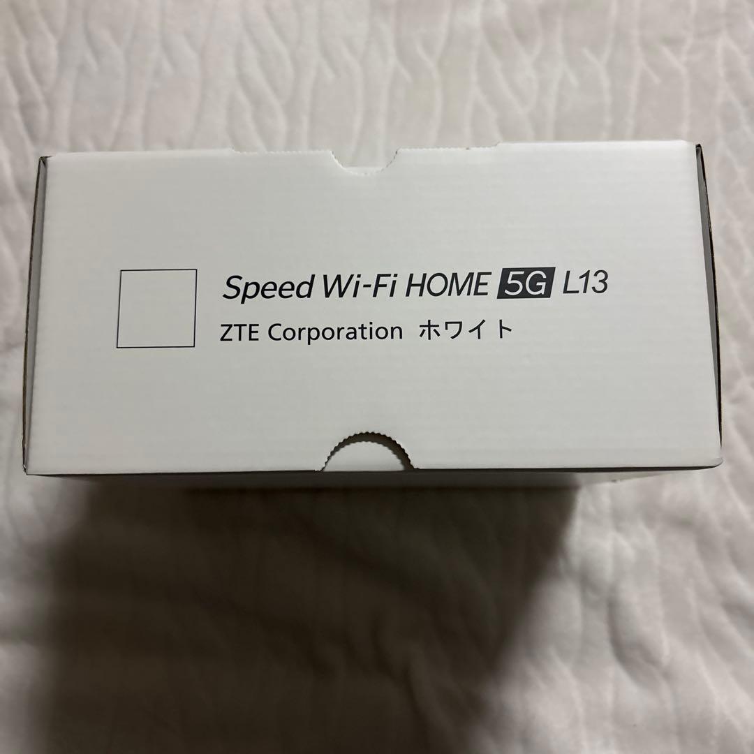 超美品 新品未開封 Speed Wi-Fi HOME 5G L13 WiMAX - メルカリ
