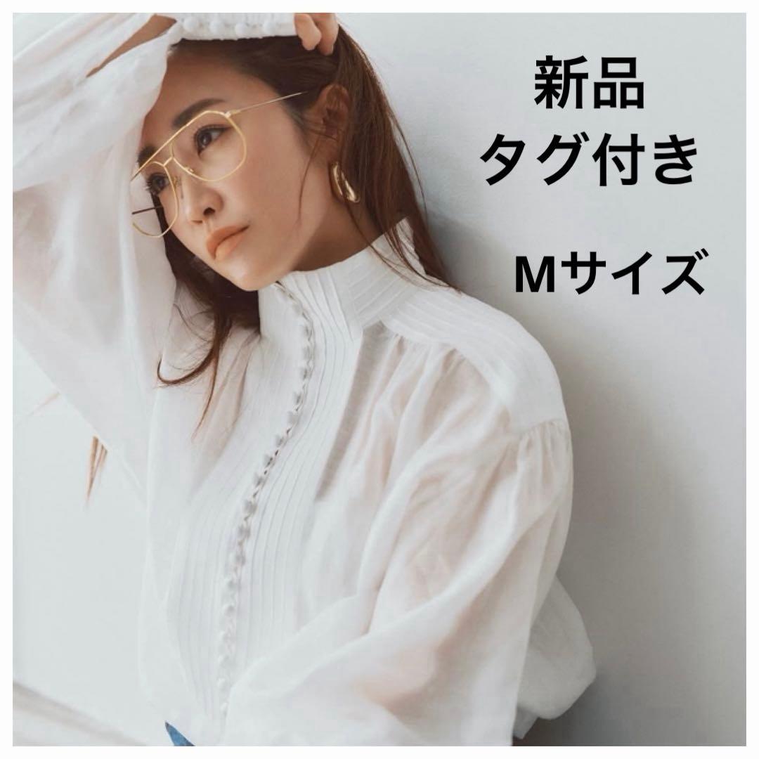新品タグ付✨カデュネ 神崎恵 タックボリュームブラウス 38 - メルカリ