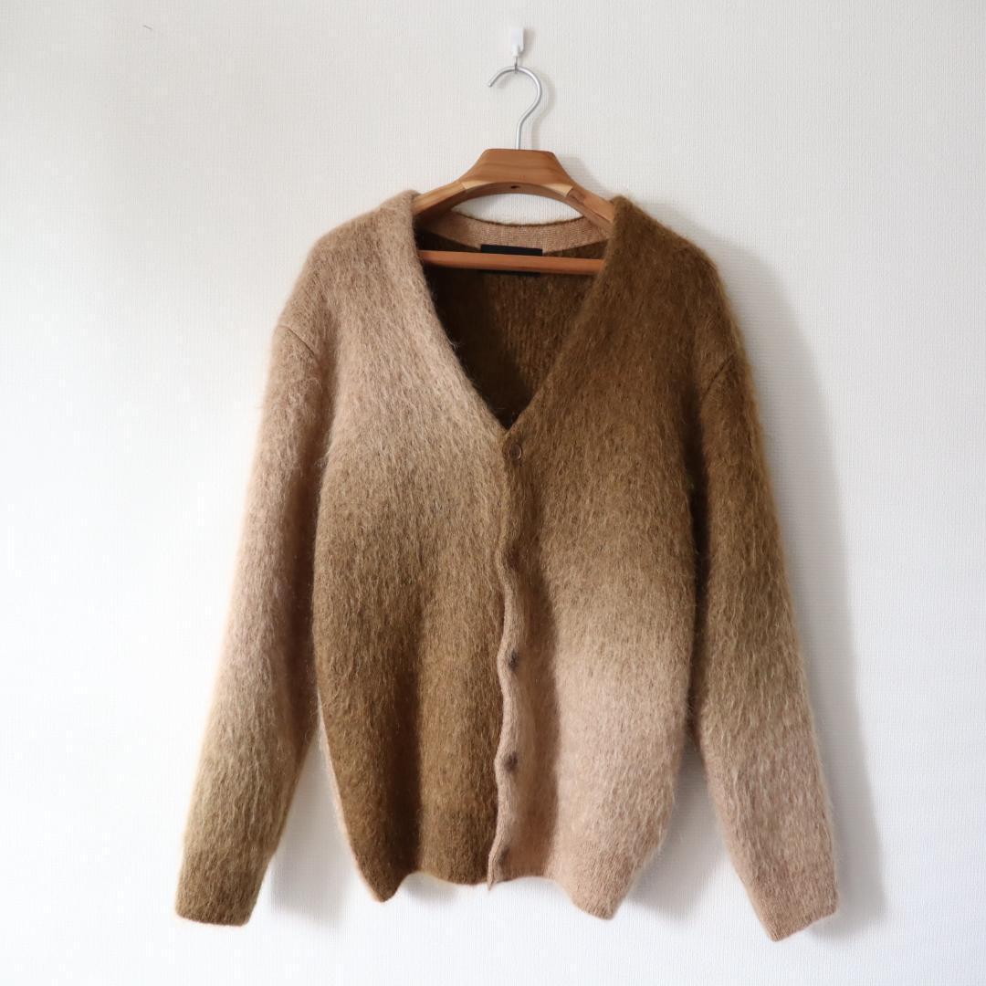 トップス UNUSED Gradation Mohair Cardigan Brown 2 UNUSED(アンユーズド) | UNUSED(アンユーズド)Gradation mohair