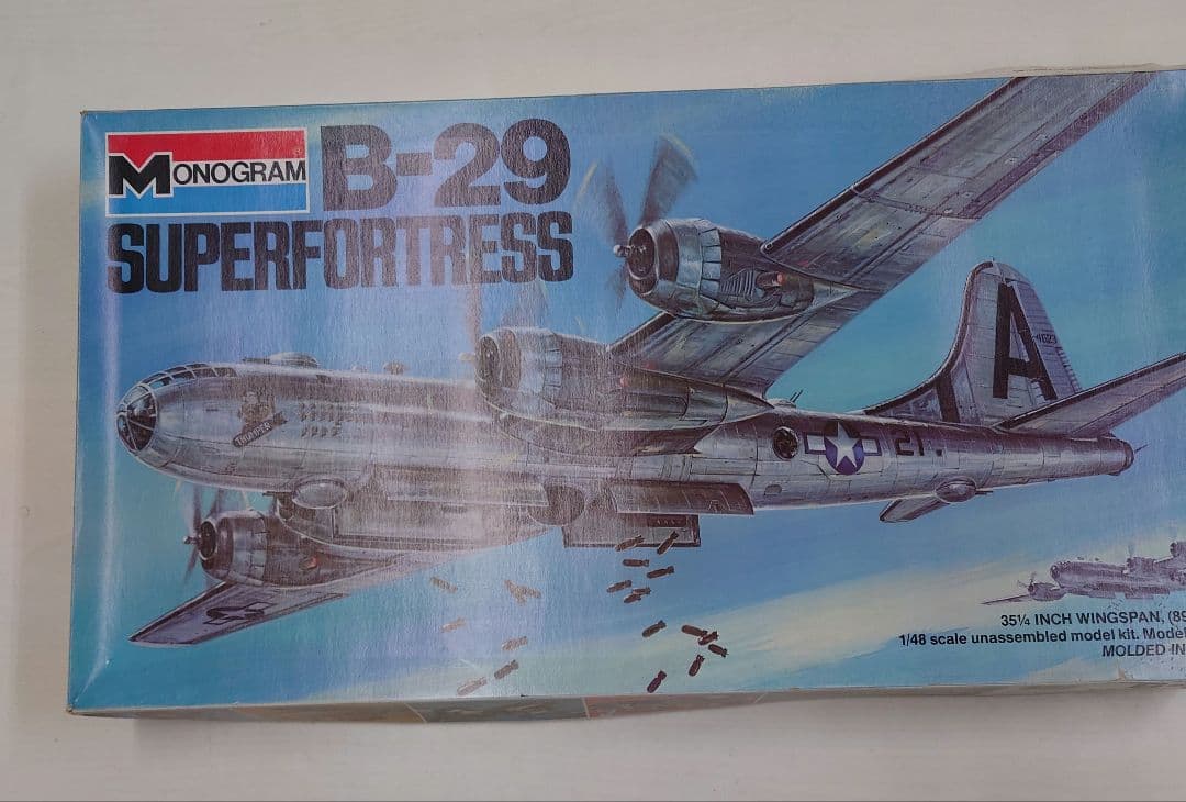 航空機・ヘリコプター MONOGRAM B-29 SUPERFORTRESS 1/48 Yahoo!オークション - MONOGRAM モノグラム 1/48 アメリカ空軍 B-29 S