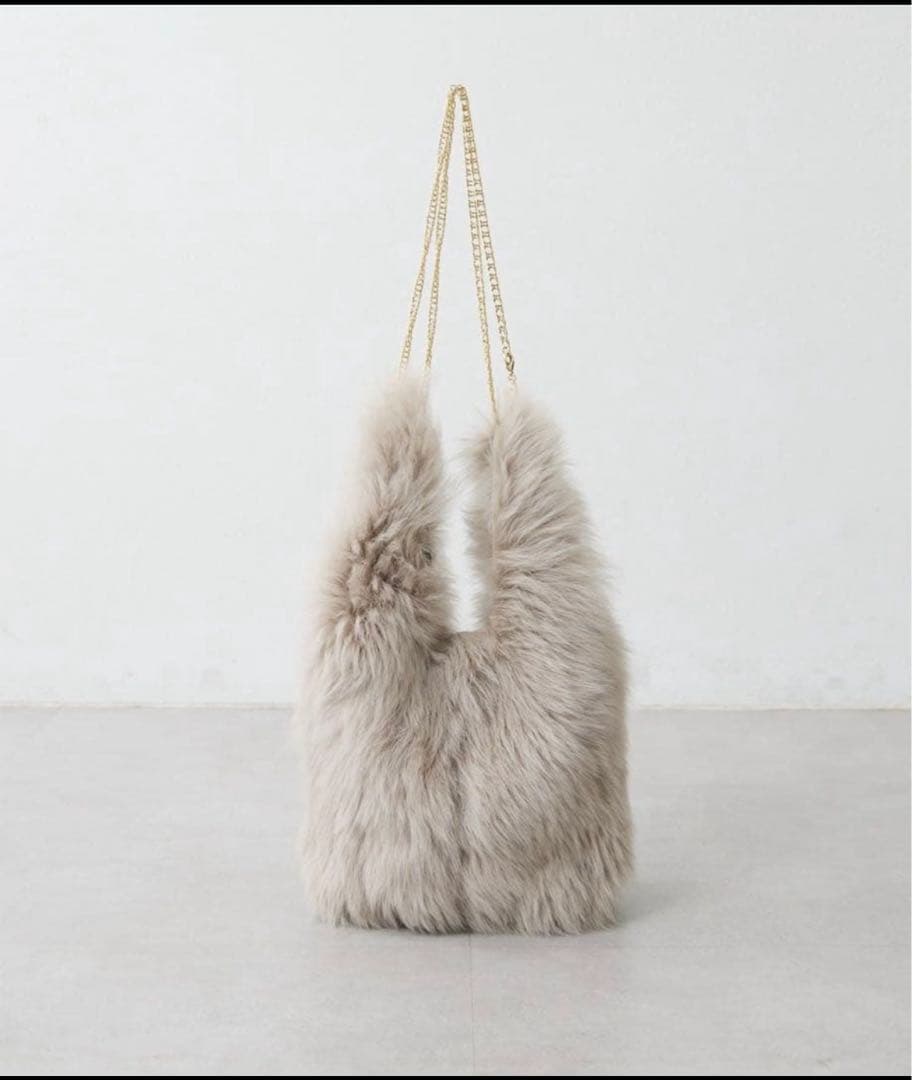 新品whimgazetteウィムガゼット トスカーナムートンチェーンバッグ