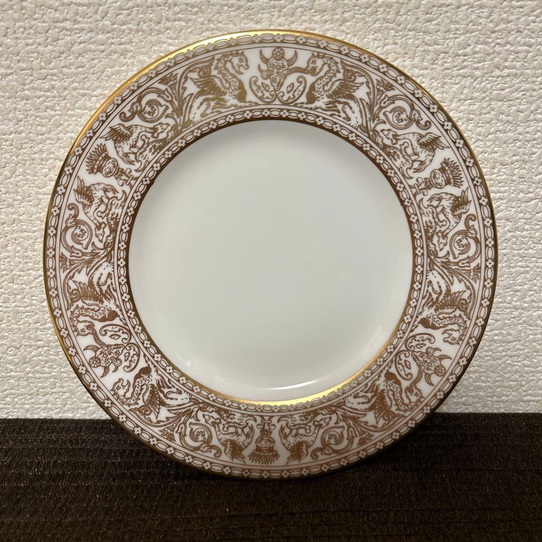 ウェッジウッド　フロレンティーン　ゴールド　デザートプレート　15.5cm