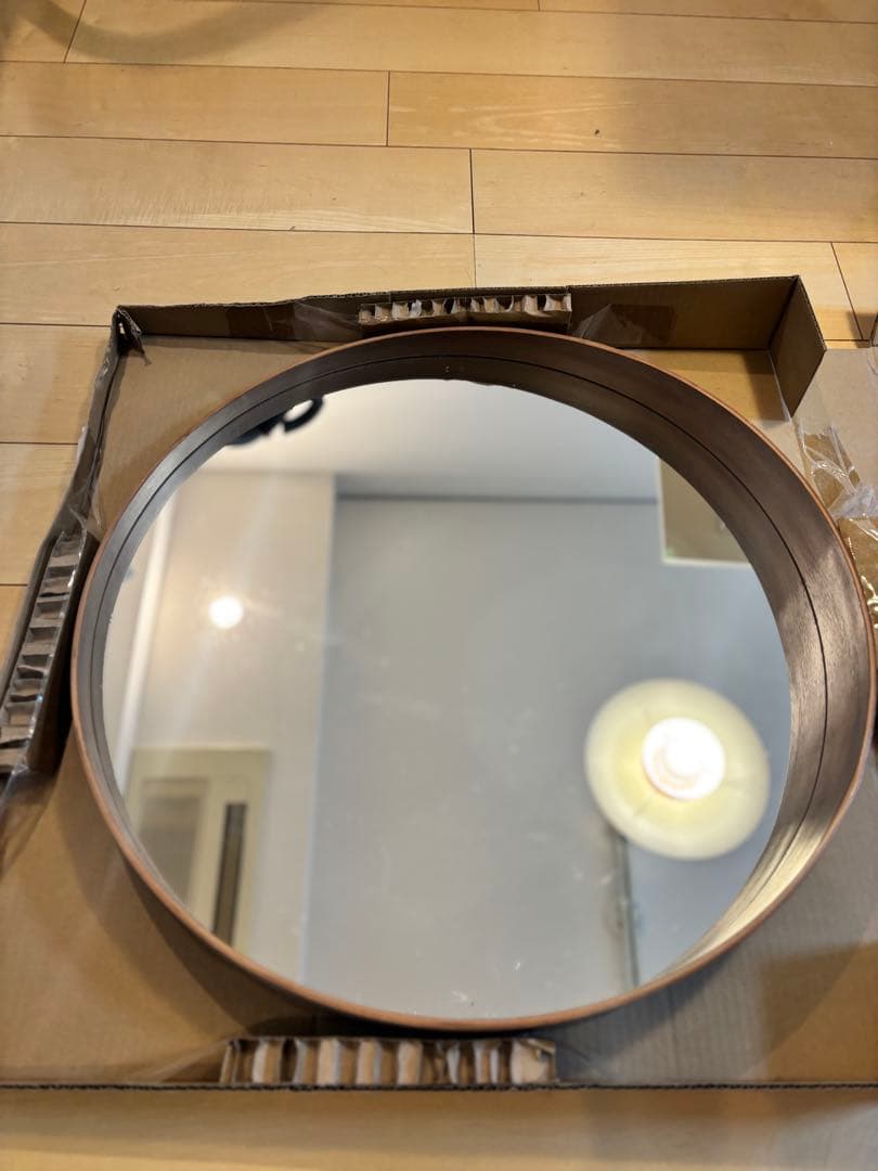 【未使用】IKEA STOCKHOLM ストックホルム ミラー 60cm STOCKHOLM ストックホルム ミラー, オーク材突き板, 60 cm - IKEA