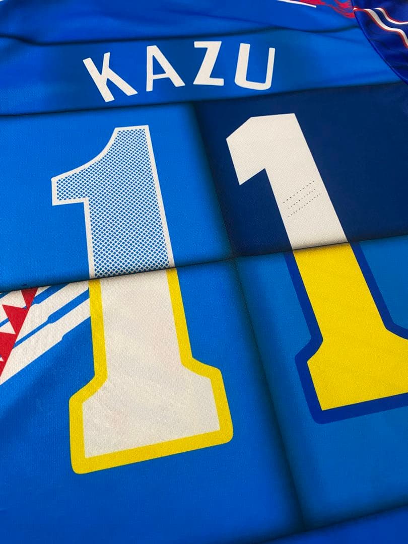 非売品 三浦知良 日本代表 ミックス ユニフォーム XLサイズ カズ