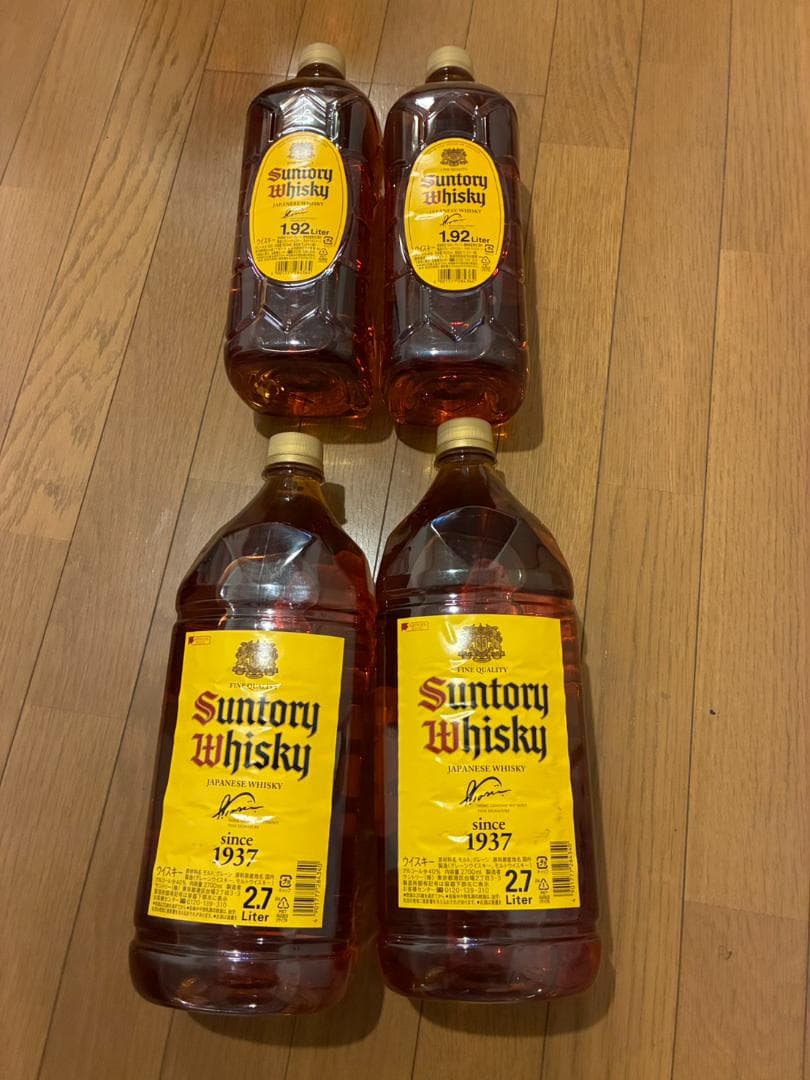 角瓶 2700ml　２本　1920ml　2本　合計４本 Amazon.co.jp: 角瓶 2700ml [サントリー ウイスキー 日本 大容量