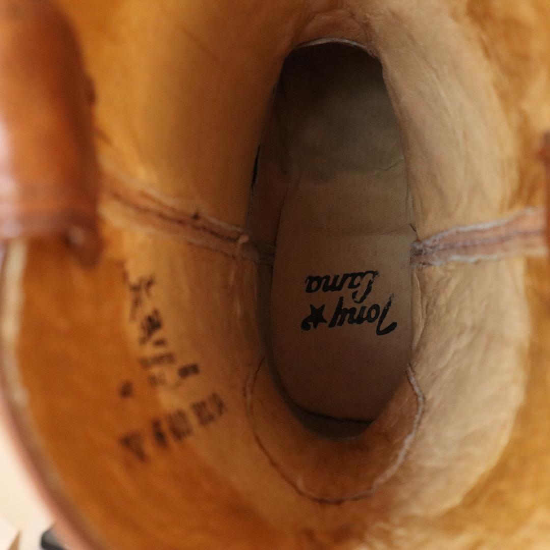 新品タグ付トニーラマVF6003本革ウエスタンブーツ 7.5B 24.5cm相当