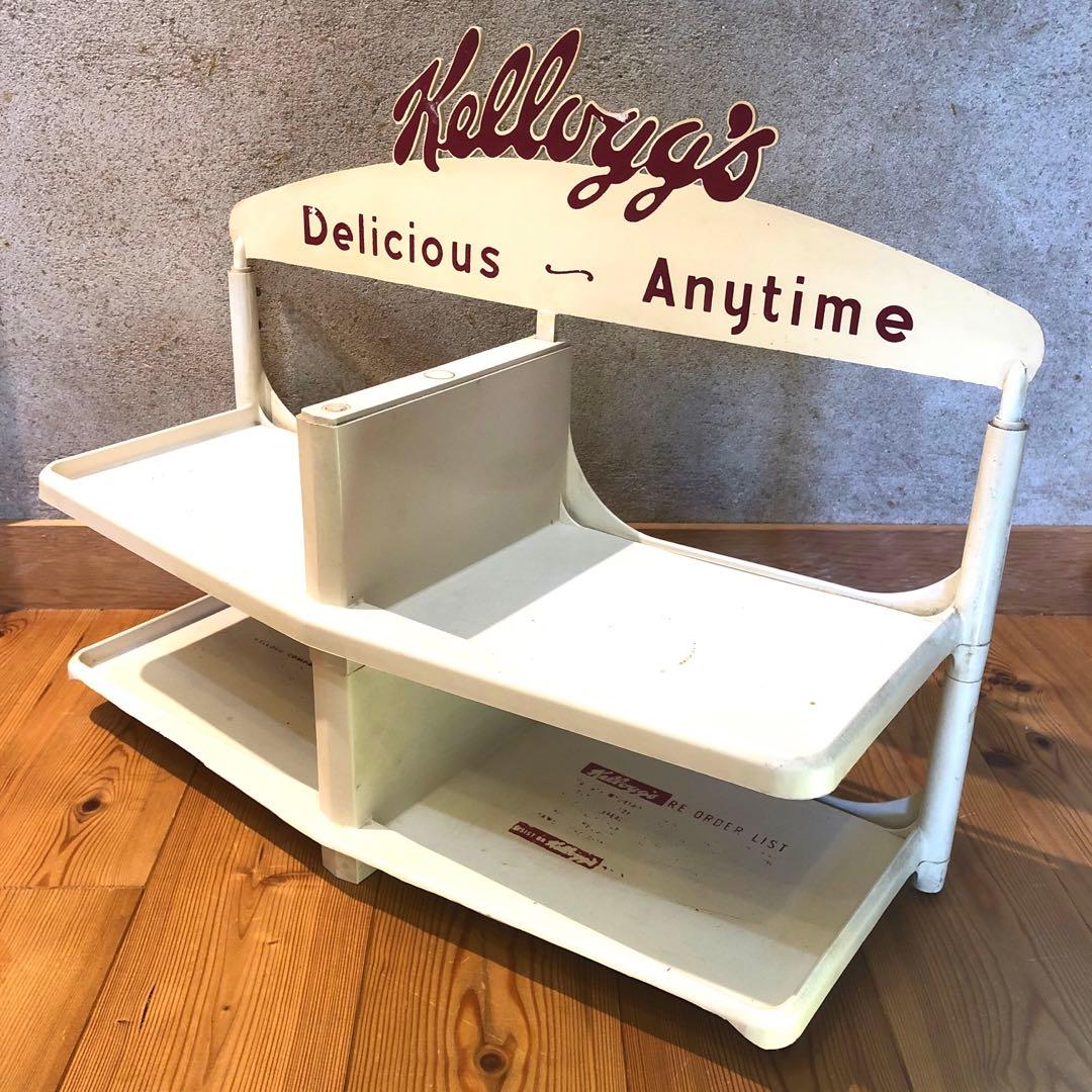 レア！ ケロッグ シェルフ ストアディスプレイ ラック アメトイ 看板