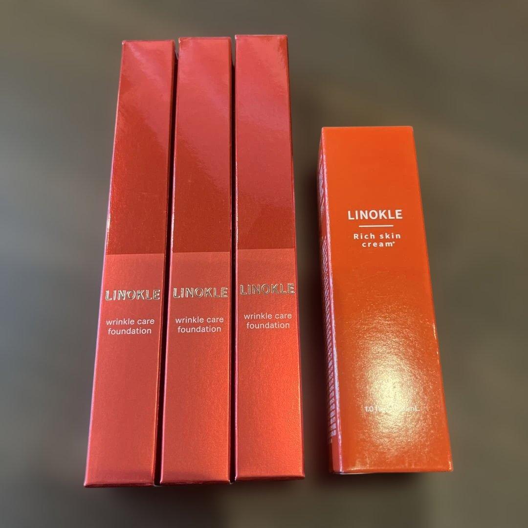 LINOKLE リンクルケアファンデーション 3本セットおまけつき 楽天市場】リンクルケアファンデーション リノクル リンクルカバー
