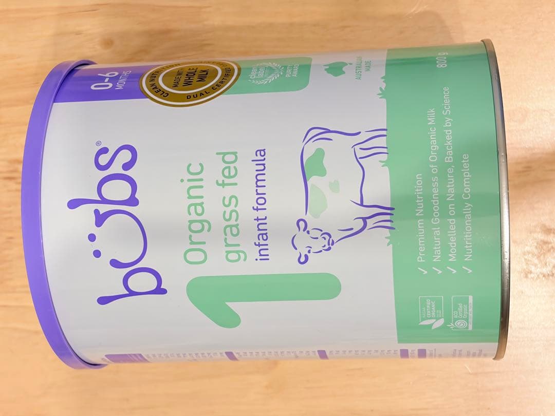 bubs Organic Grass Fed.オーガニック粉ミルク - メルカリ