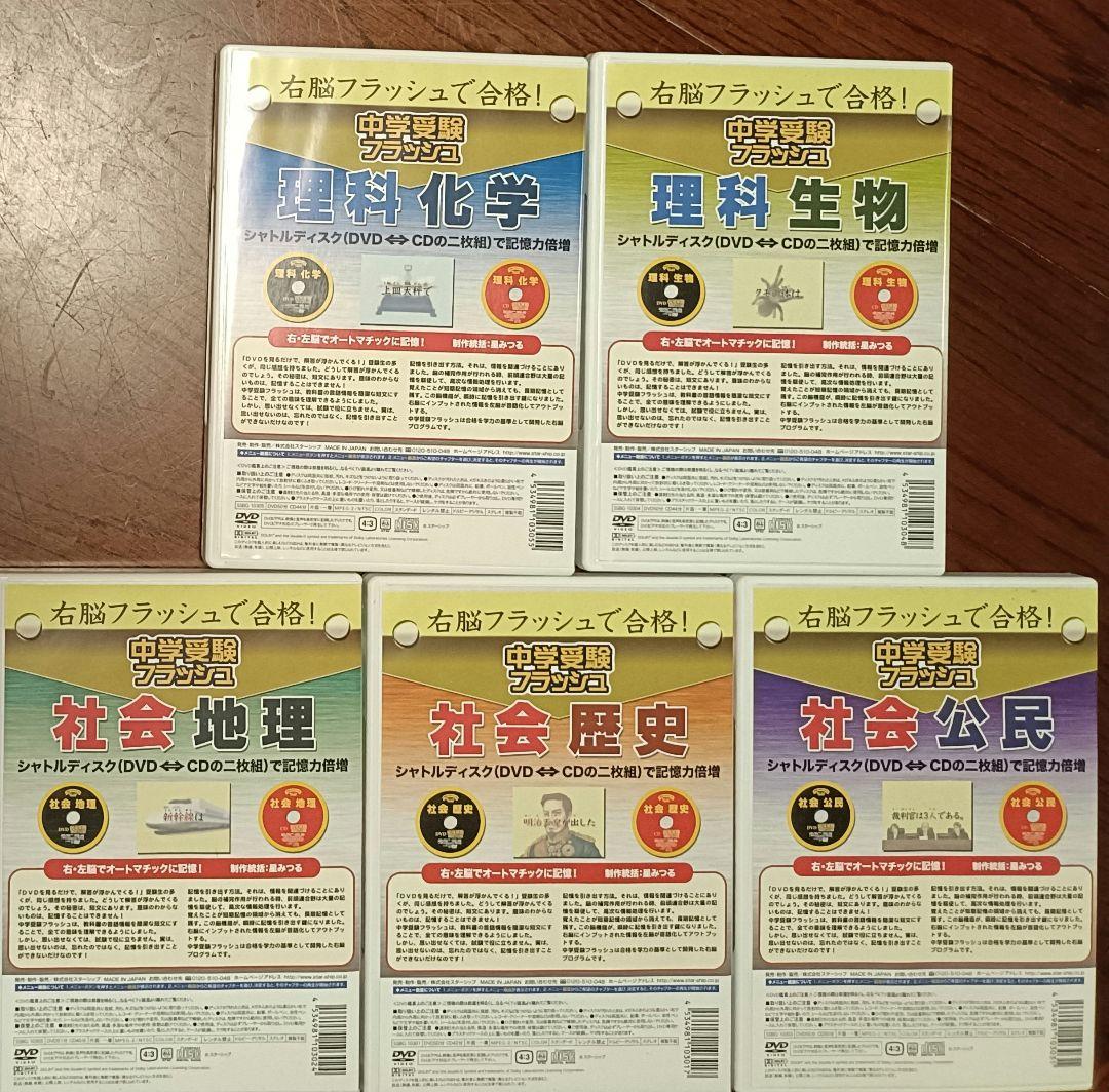 星みつる式 中学受験フラッシュDVD （CD）セット - メルカリ