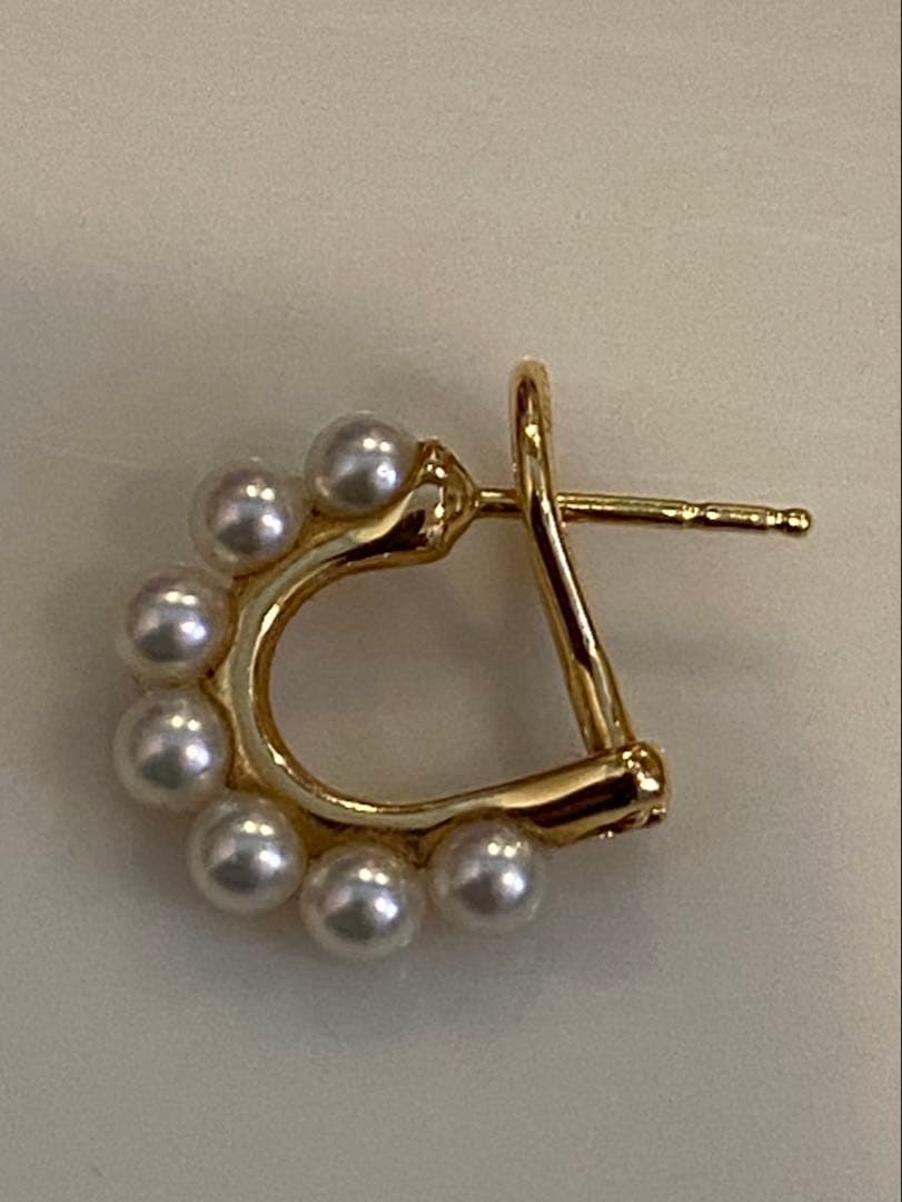 ミキモトフープピアス　K18片方のみ ミキモトフープピアス K18片方のみ