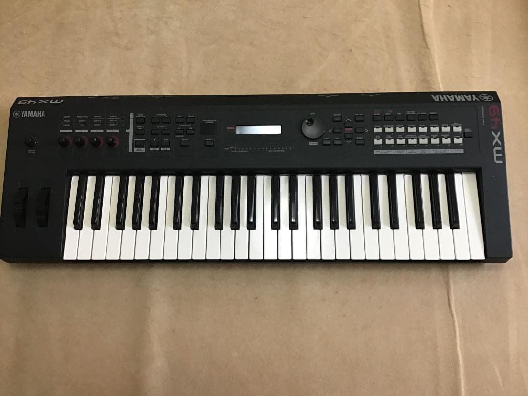 極美品☆YAMAHA MX49 シンセサイザーソフトケース・アダプタ・説明書