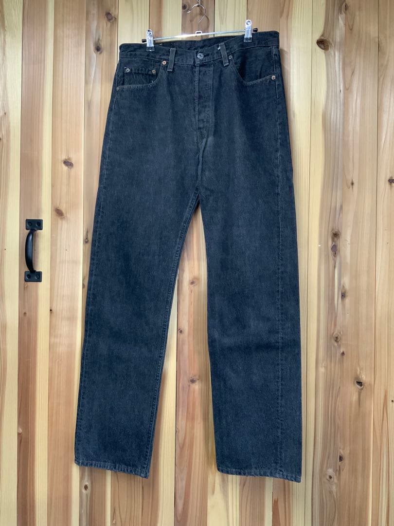 90s USA製 levi's 501 先染め ブラック ゴールデンサイズ - メルカリ