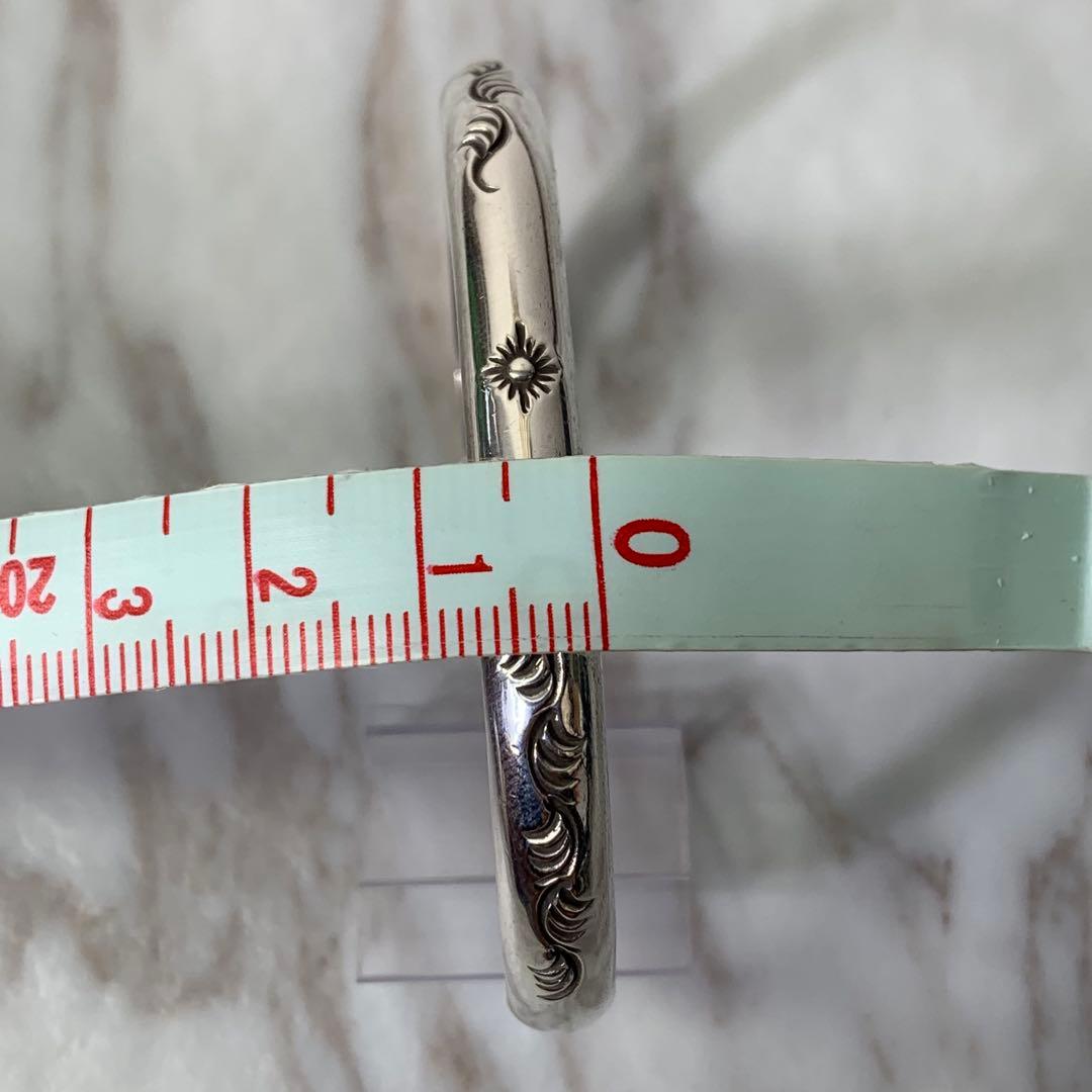 ARIZONA FREEDOM バングル シルバー925 甲丸 太陽神 唐草柄 - メルカリ