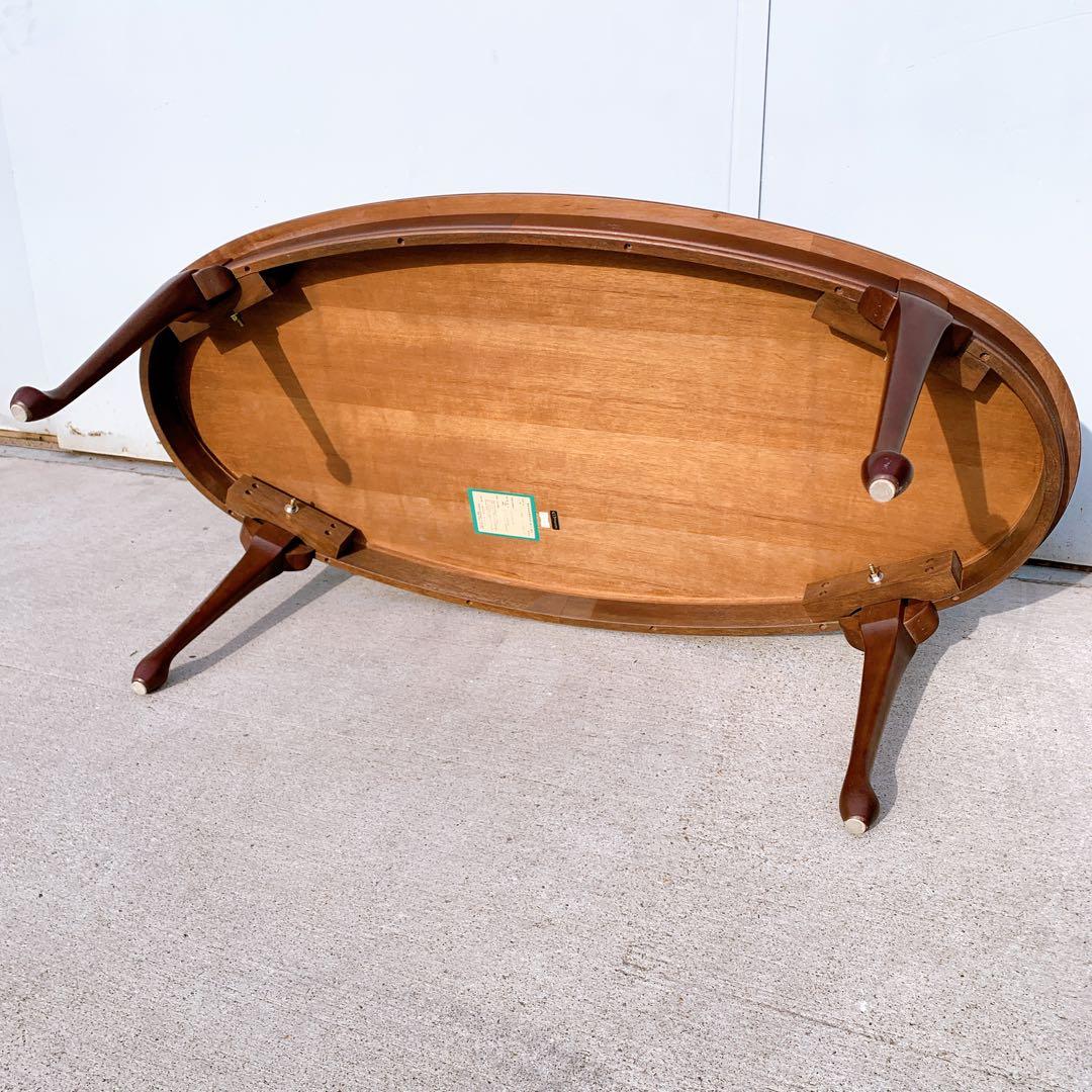 美品】Maruni マルニ木工 メリル センターテーブル ローテーブル 猫脚