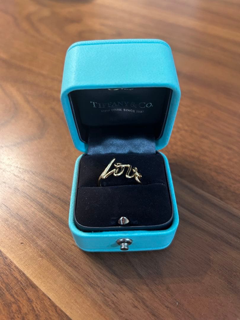 TIFFANY & CO. ラブ リング イエローゴール USサイズ8.5 - メルカリ